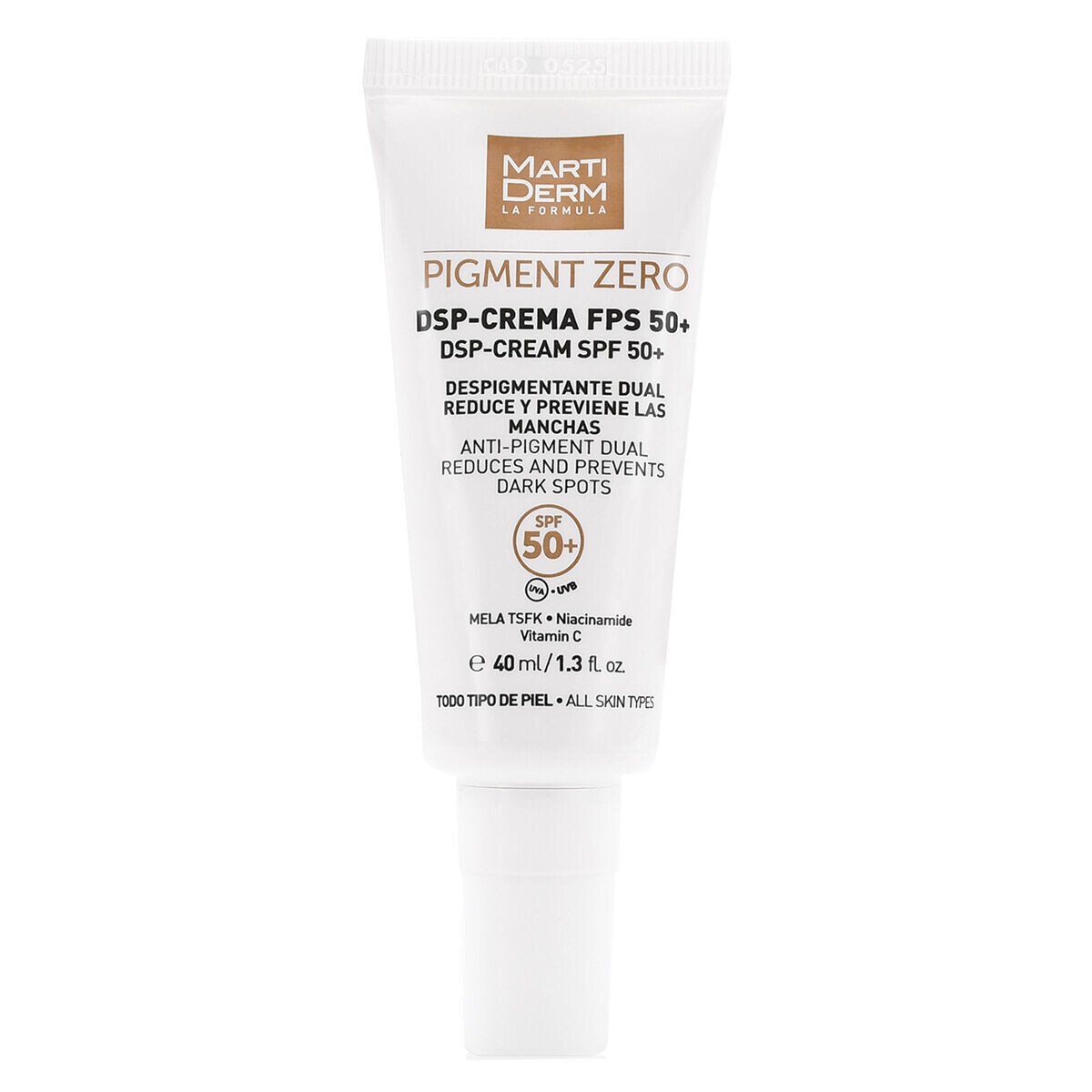 

Депигментирующий крем для лица против обесцвечивания spf50 Martiderm Pigment Zero Dsp-Cream Spf50+, 40 мл