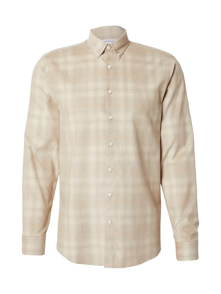 

Рубашка на пуговицах классического кроя Lindbergh, бежевый/песочный