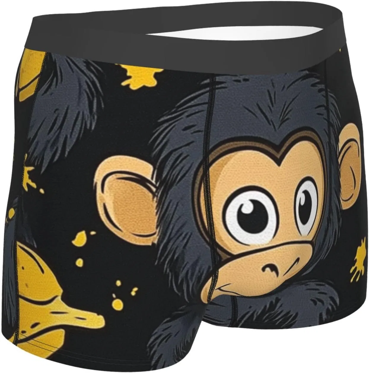 Боксеры с принтом Dogs And Stars, Cute Monkey 4 — фото 4