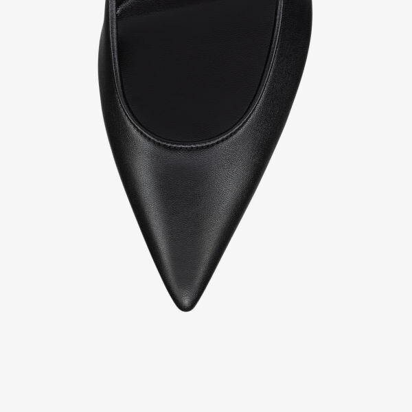 Спортивные кожаные туфли Kate 85 на каблуке Christian Louboutin, черный — фото 3