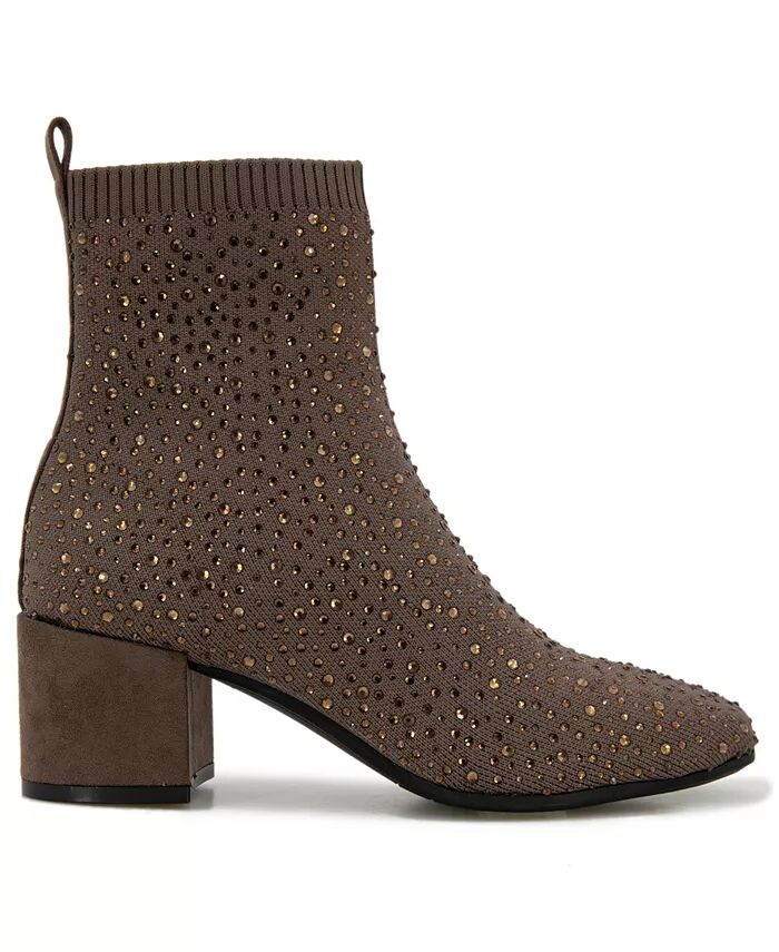 Женские ботильоны Rida Stretch Jewel Dress Booties Kenneth Cole Reaction, коричневый — фото 2
