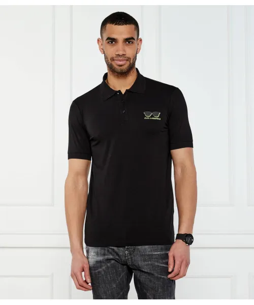 

Футболка поло Regular fit Karl Lagerfeld, черный