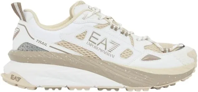Кроссовки Emporio Armani EA7 7X000602 унисекс для взрослых Crusher Sonic Trail 2.0, White Beige