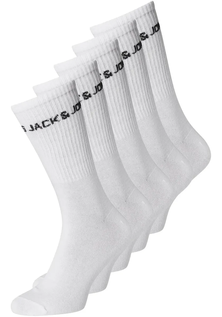 

Теннисные носки Jack & Jones "JACBASIC LOGO TENNIS SOCK 5 PACK NOOS" (упаковка, 5 пар), белый