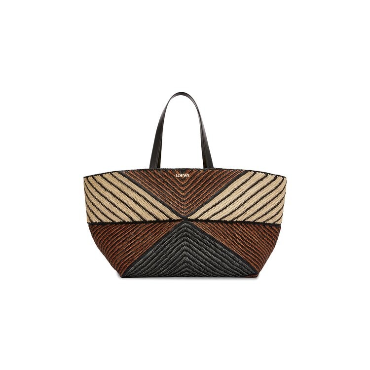 

Сумка-тоут Loewe Puzzle Fold Tote XL, цвет Natural/Honey Gold