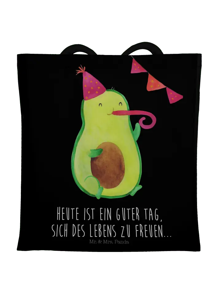 

Сумка для переноски Mr & Mrs Panda Avocado Party, черный