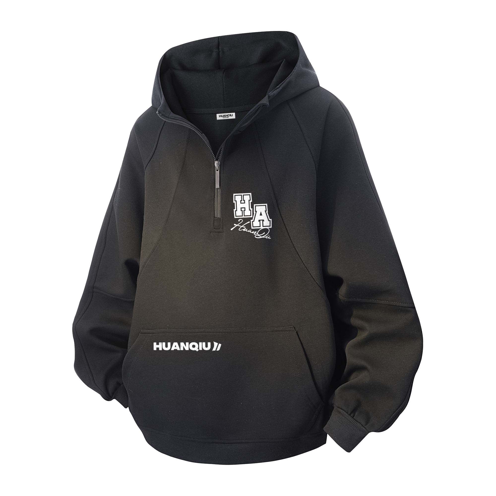 

Толстовка Unisex Hooded Moderate Regular HUANQIU, черный