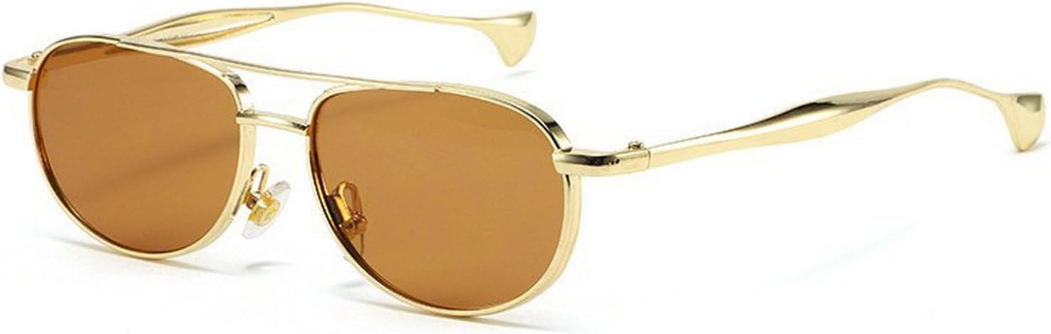 

Солнцезащитные очки Laureles Gold Champange Pilot для женщин, модные солнцезащитные очки с градиентным переходом для вождения, мужские солнцезащитные очки для активного отдыха, C5