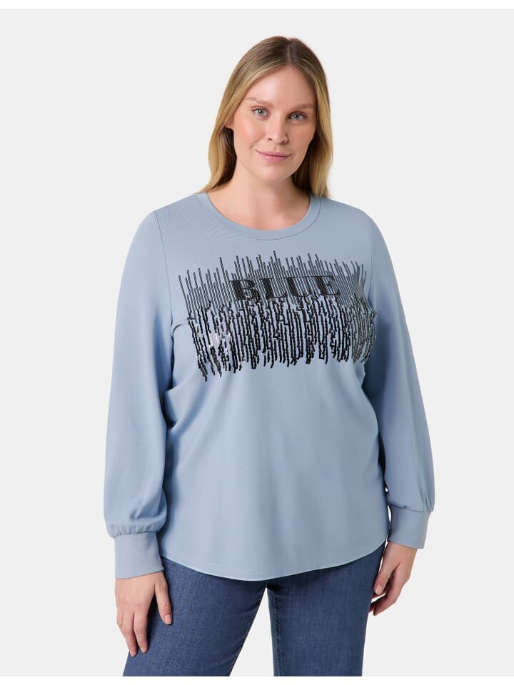 

Толстовка SAMOON T-Shirt Langarm, цвет Cerulean