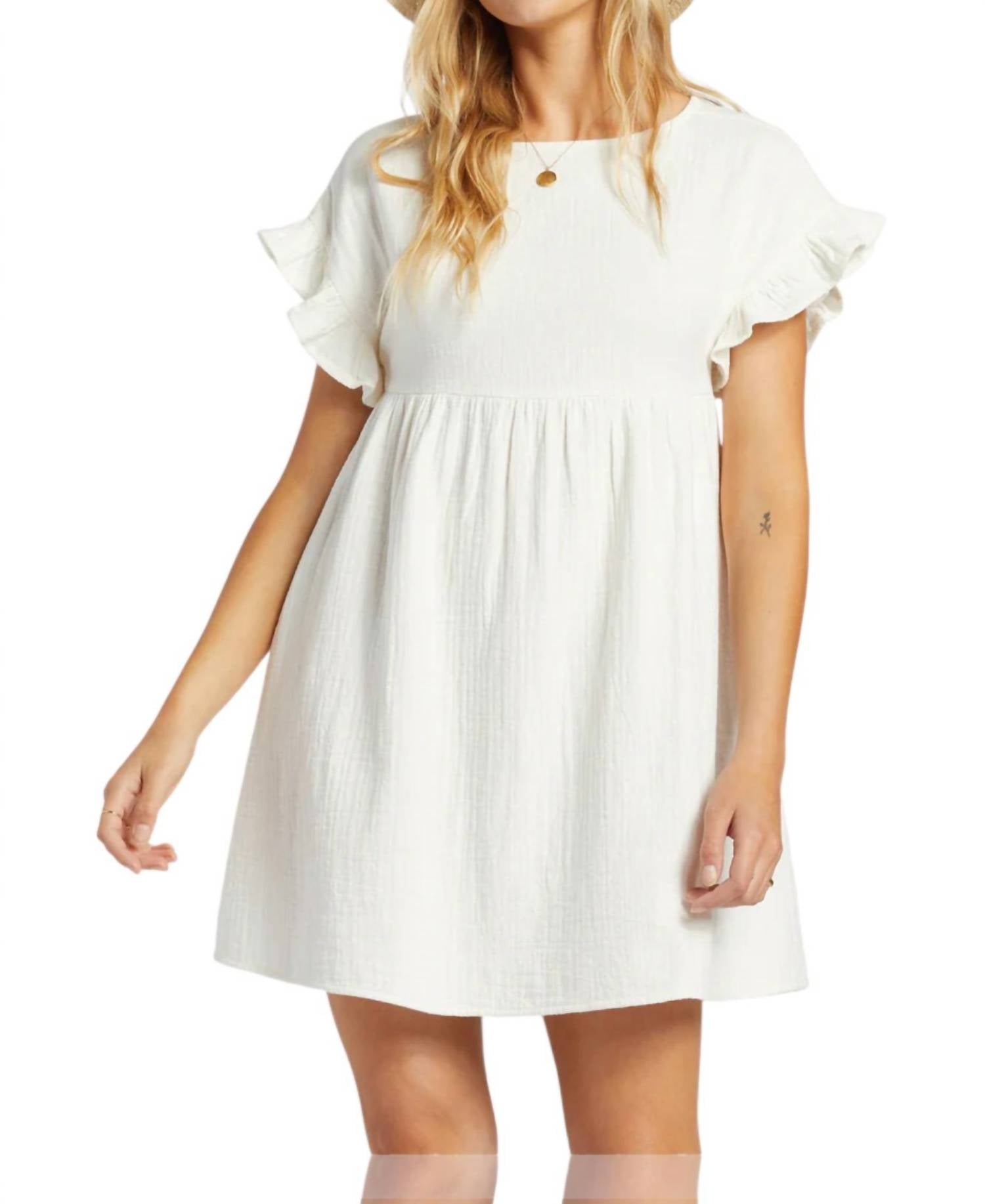 

Платье So Breezy в цвете соляного кристалла Billabong, цвет salt crystal