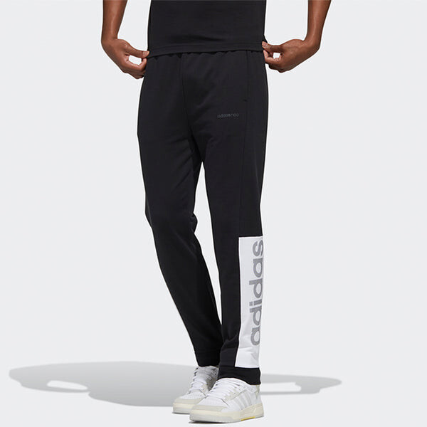 Спортивные штаны adidas neo M Fav Tcns Tp Sports Pants Black, черный — фото 3