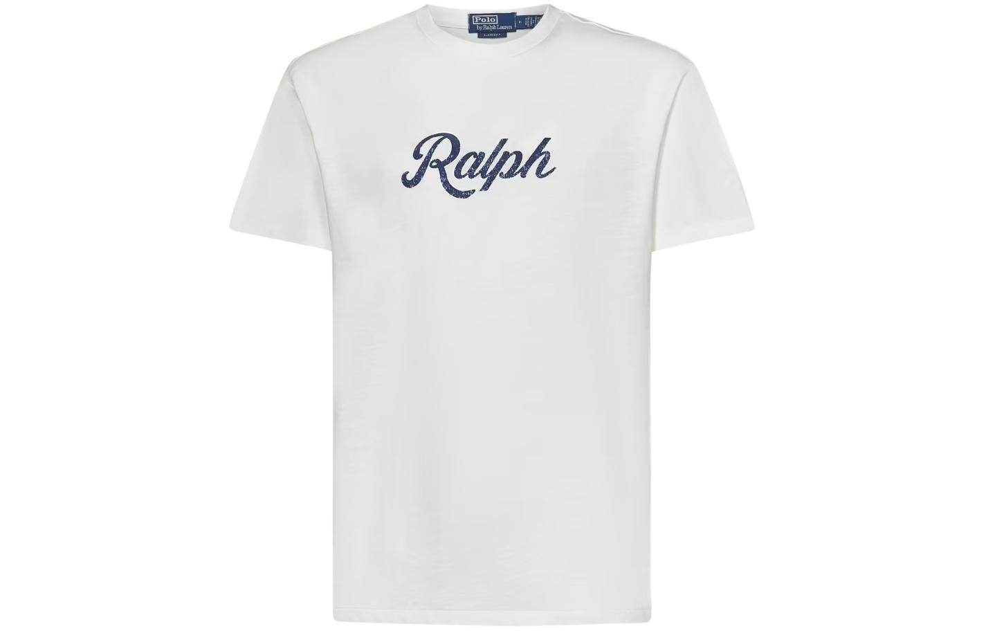 

Футболка с принтом логотипа Polo Ralph Lauren, белая