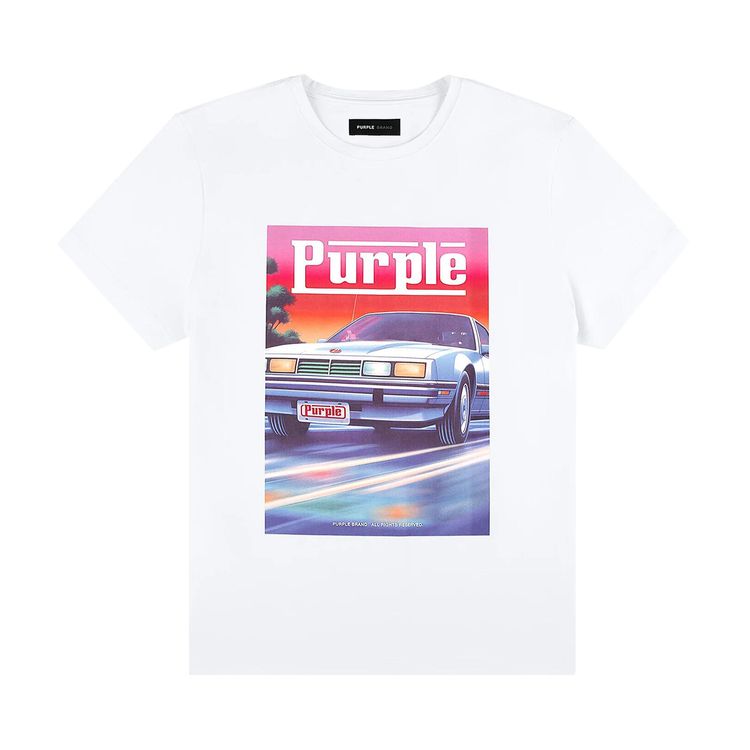 

Футболка PURPLE BRAND Clean Jersey Short-Sleeve Tee 'White', белый