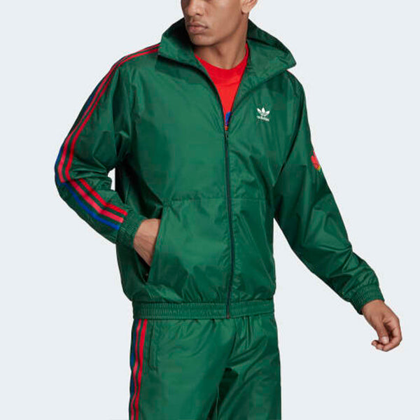Куртка originals sports jacket green Adidas, зеленый — фото 3