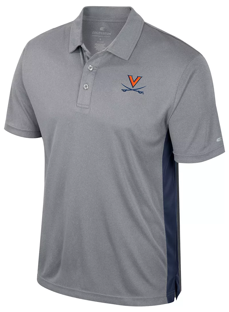 

Мужская футболка-поло Colosseum Virginia Cavaliers Heather Grey