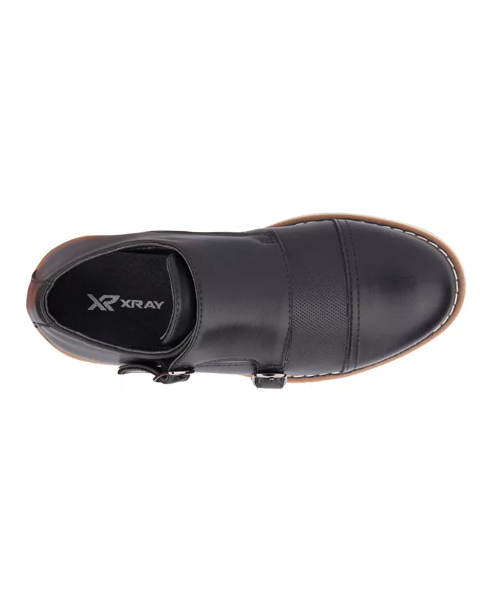 Маленькие мальчики Юношеские туфли Michael Dress Casual Monk Strap XRAY, черный — фото 4
