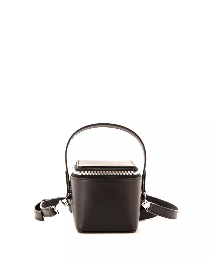 

Мини-сумка для туалетного столика Gancicni с верхней ручкой, кожа Pre-Owned Salvatore Ferragamo, черный