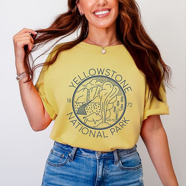 

Футболка Yellowstone national park с эффектом garment dyed Simply Sage Market, Mustard, Зеленый, Футболка Yellowstone national park с эффектом garment dyed Simply Sage Market, Mustard