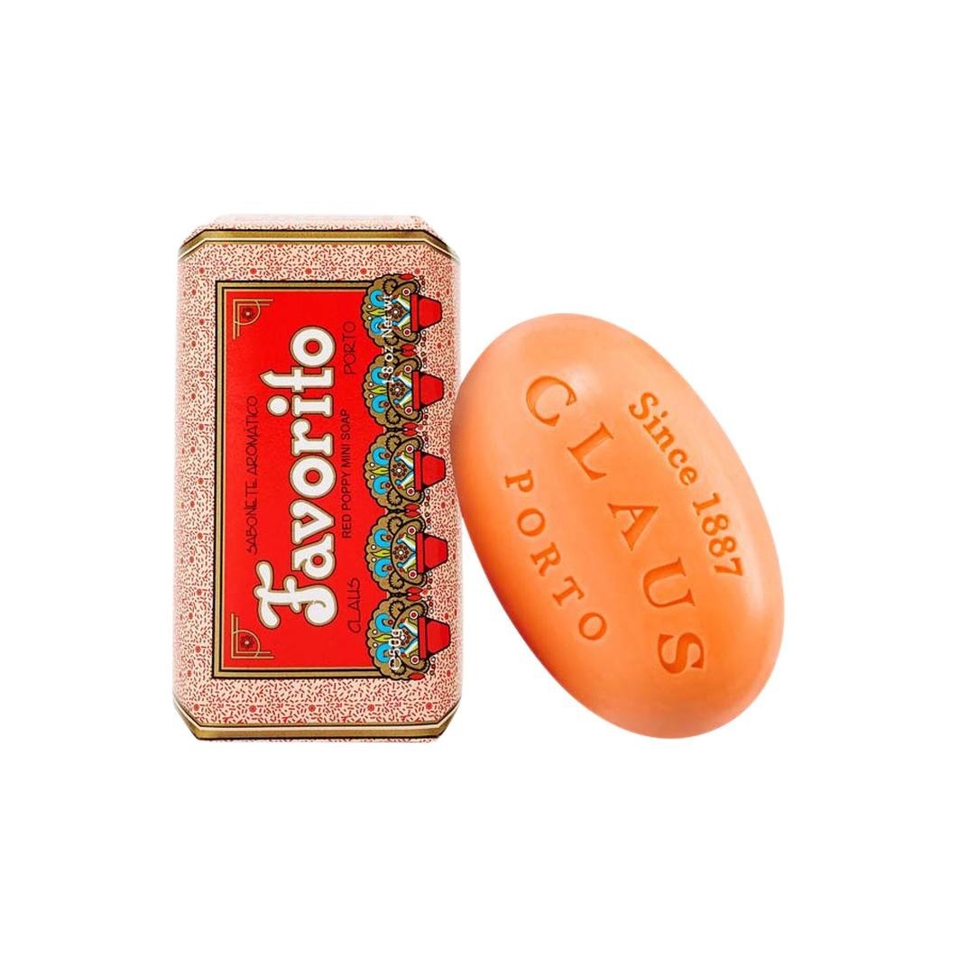 

Мыло для тела favorito red poppy mini soap Claus Porto, вес 50 гр.