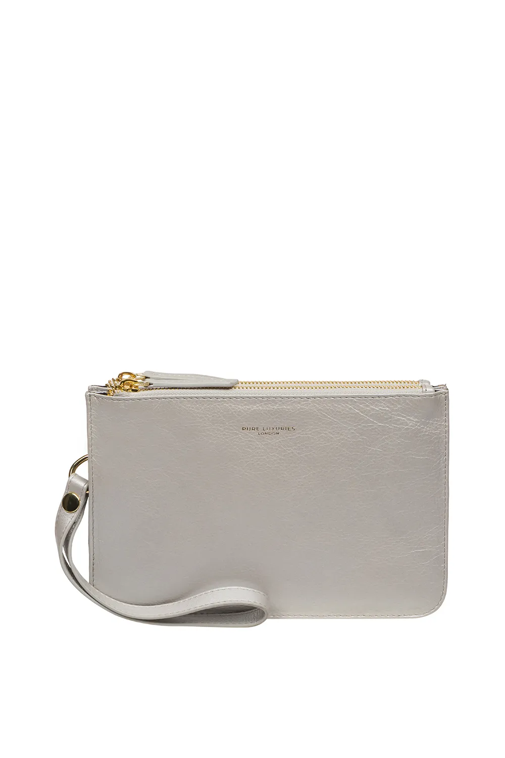 

Клатч 'Addison' из кожи наппа Pure Luxuries London, металлик