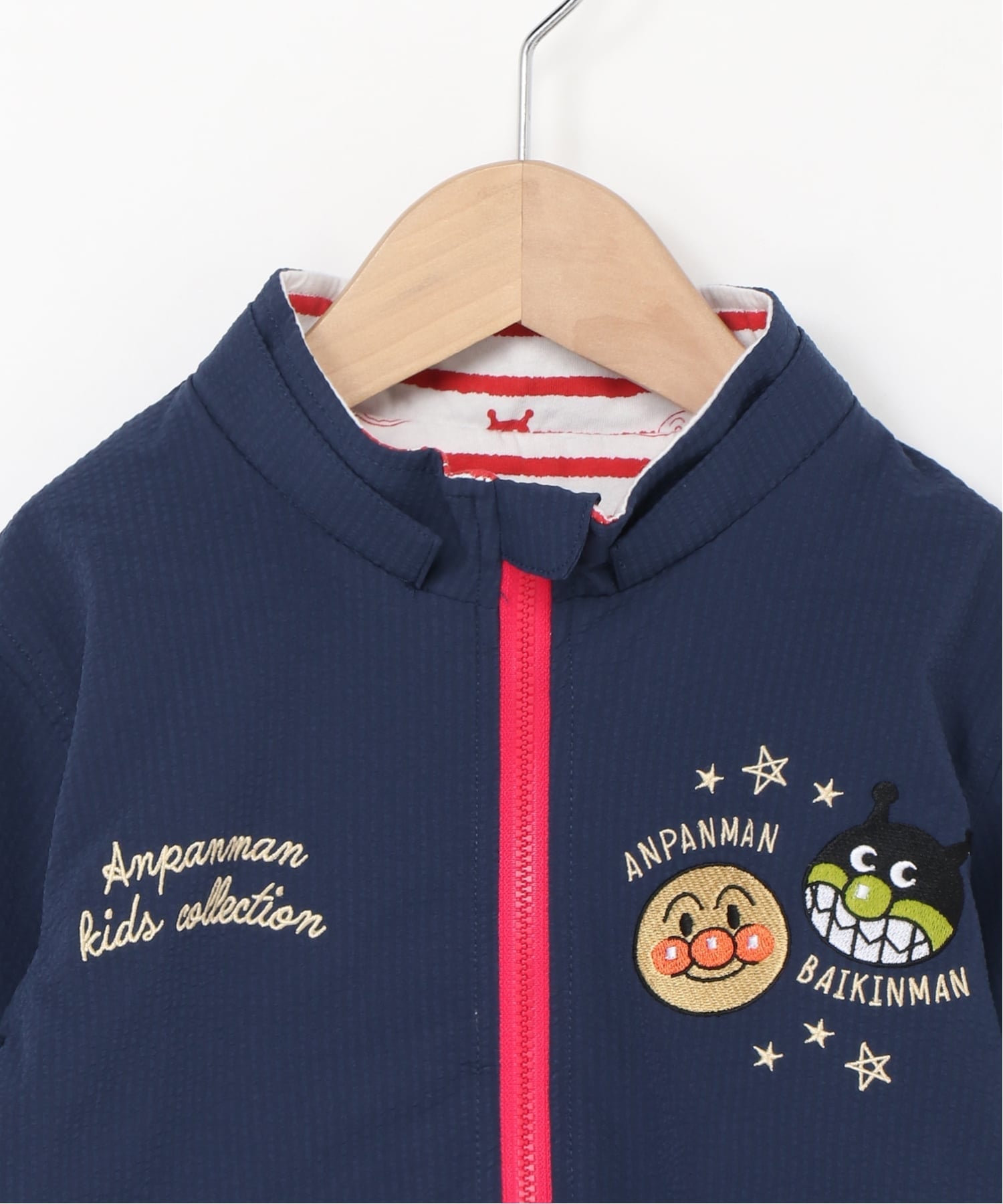 Детская коллекция Anpanman / (K) Двусторонняя куртка с капюшоном Anpanman Anpanman Kids Collection, Navy — фото 4