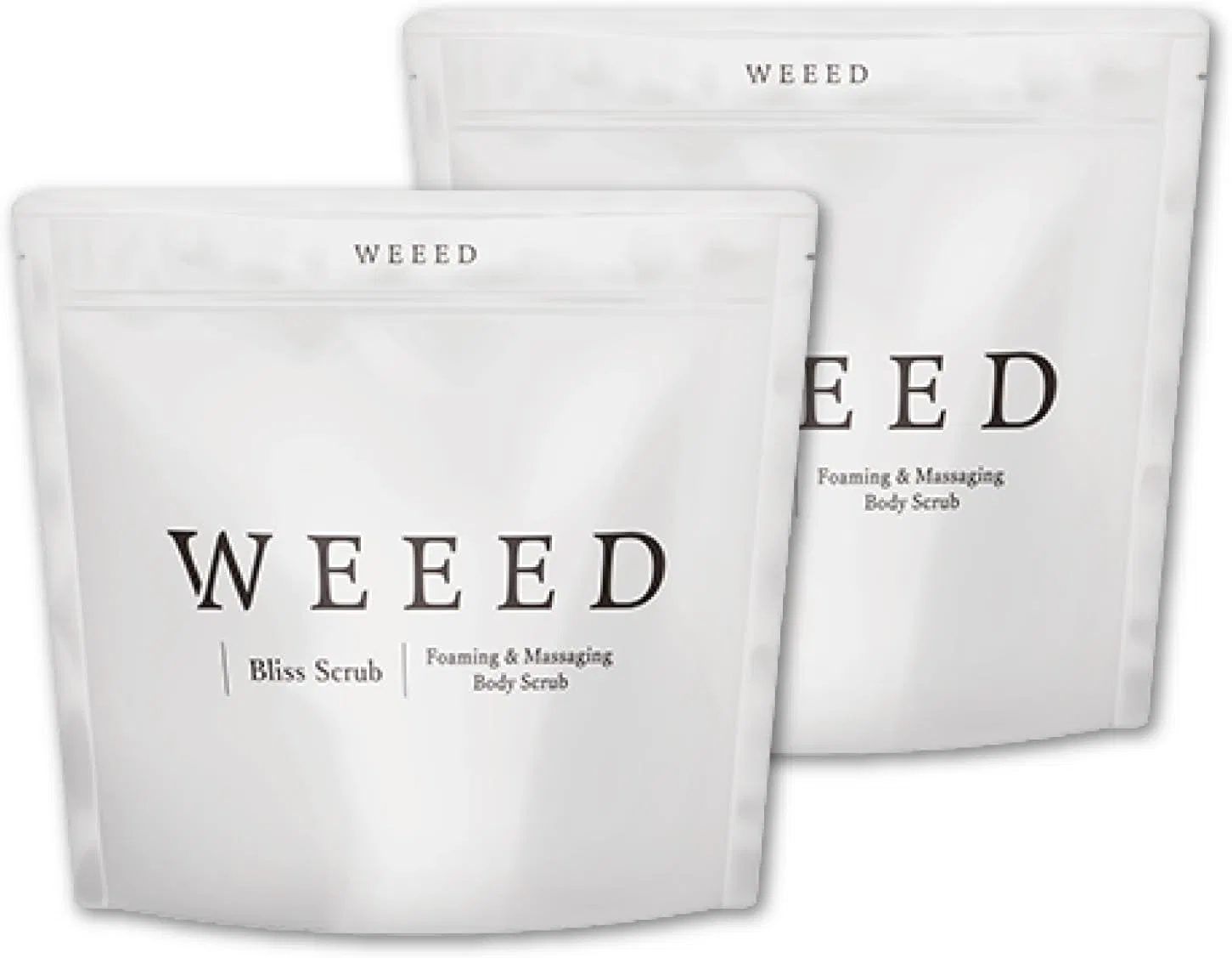 Скраб для тела WEEED Bliss Scrub с морской солью, аромат лаванды и ванили, 120 г, набор 2 шт