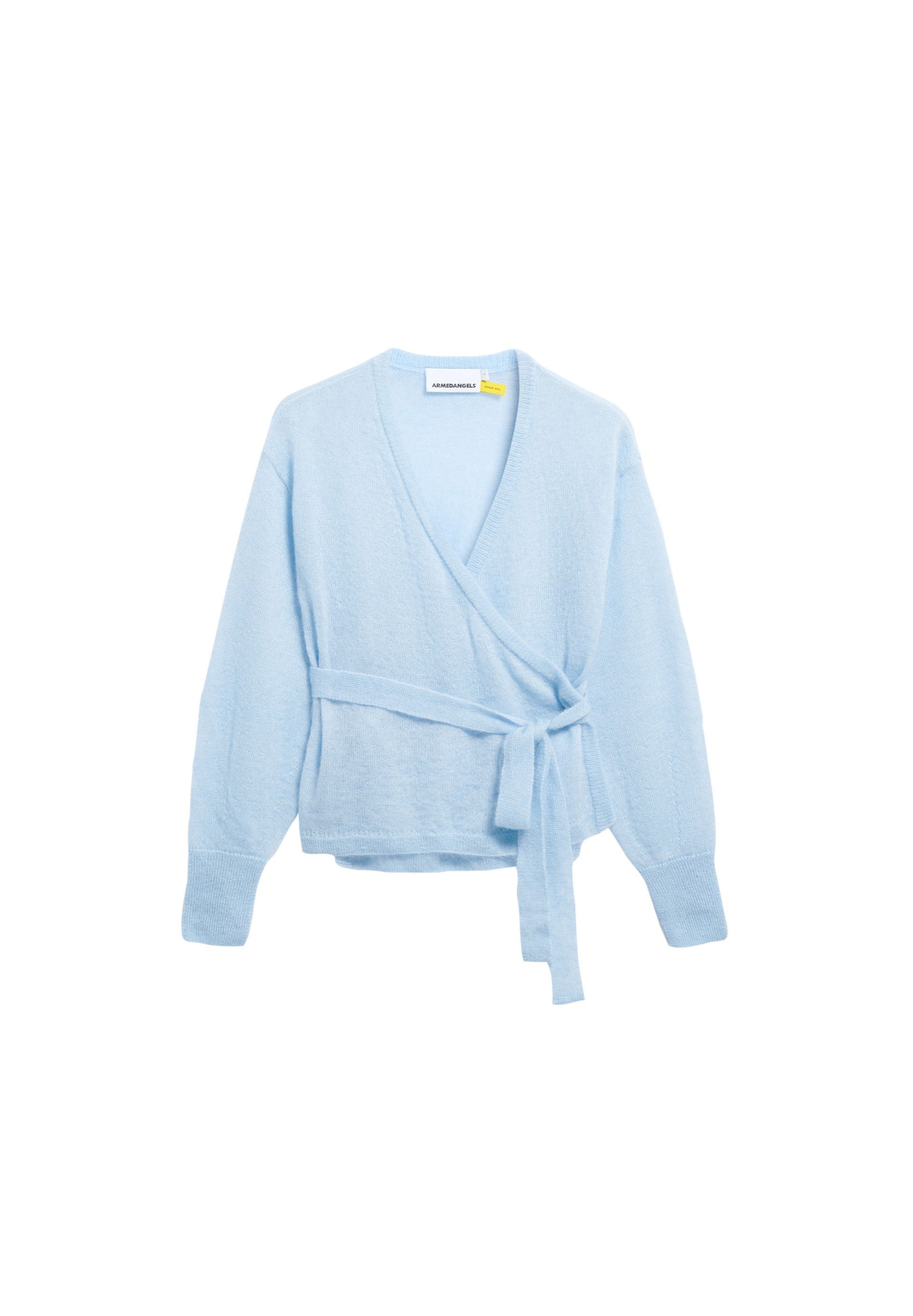 

ARMEDANGELS Вязаный кардиган светло-голубого цвета