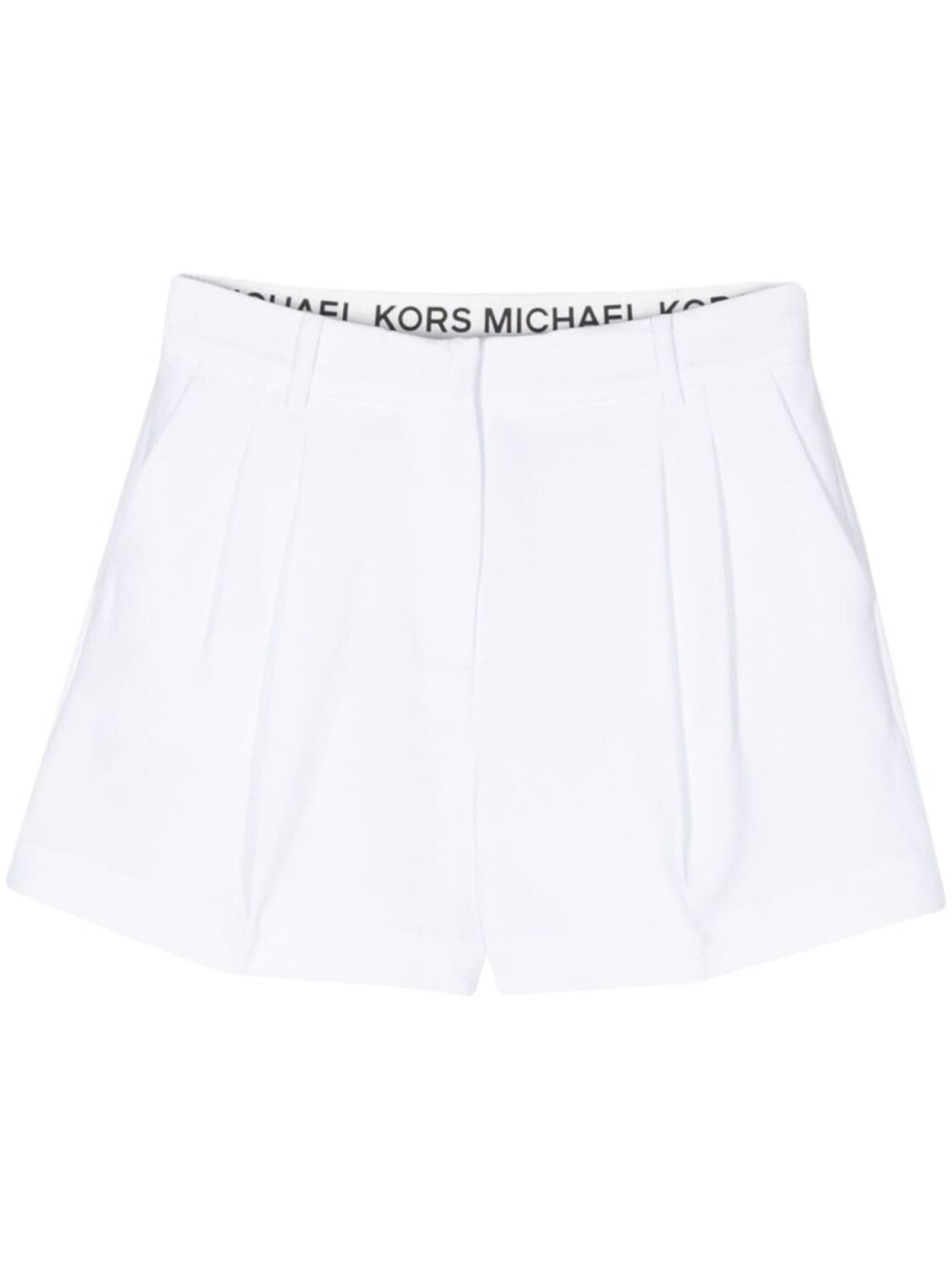 

Michael Michael Kors креповые шорты со складками, белый