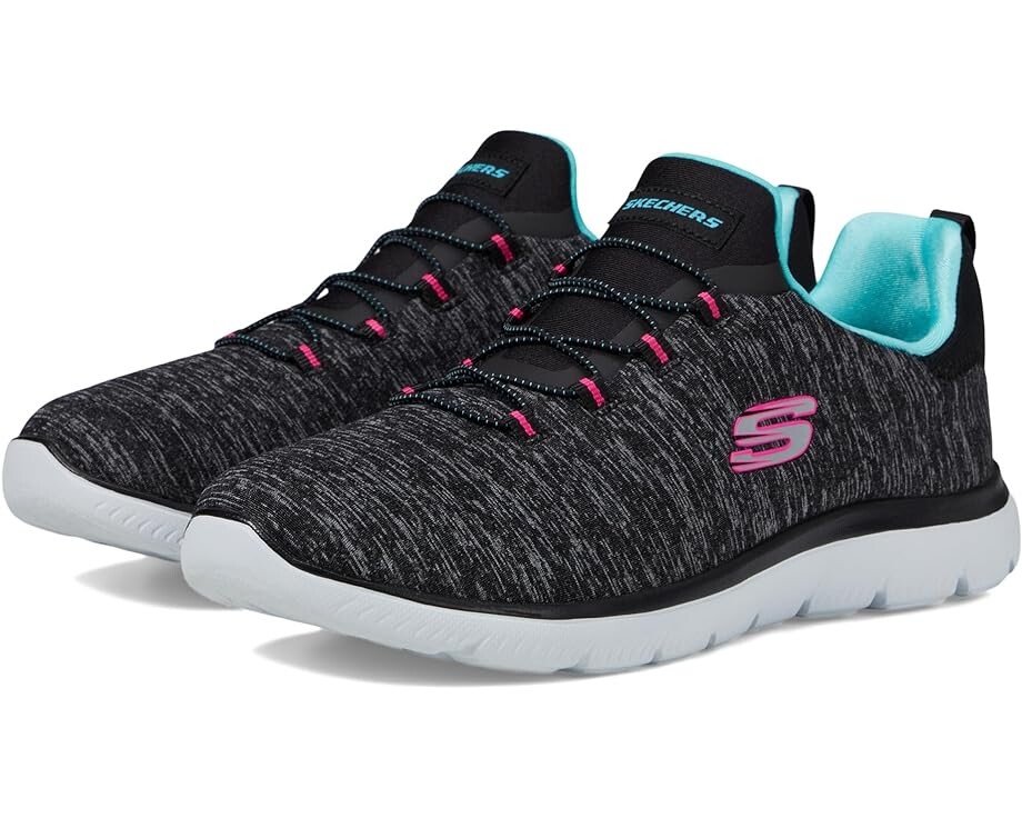 

Кроссовки SKECHERS Summit - Quick Getaway, цвет Black/Light Blue