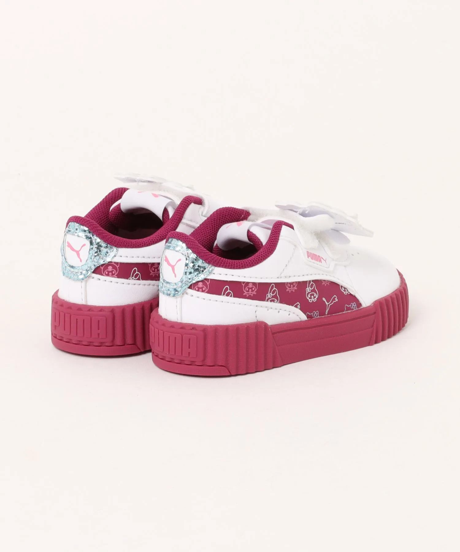 Детские кроссовки с Hello Kitty PUMA CARINA 3.0 HK&FR 2 V INF белые/красные — фото 2