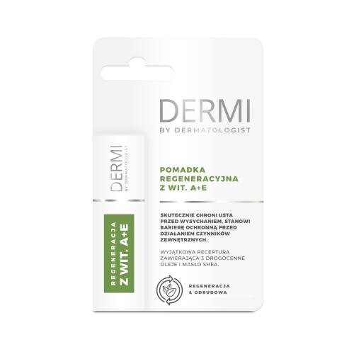 

Регенеративная губная помада с витаминами, 4,5 г Dermi, Inny producent