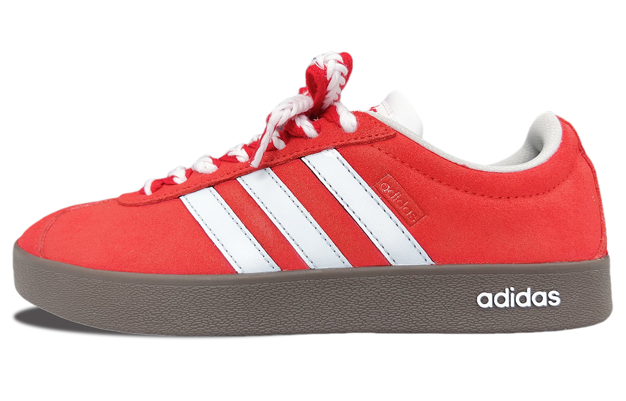 

Adidas Neo ВЛ Корт Лайфстайл противоскользящие износостойкие низкие скейтерские унисекс красные, цвет Red