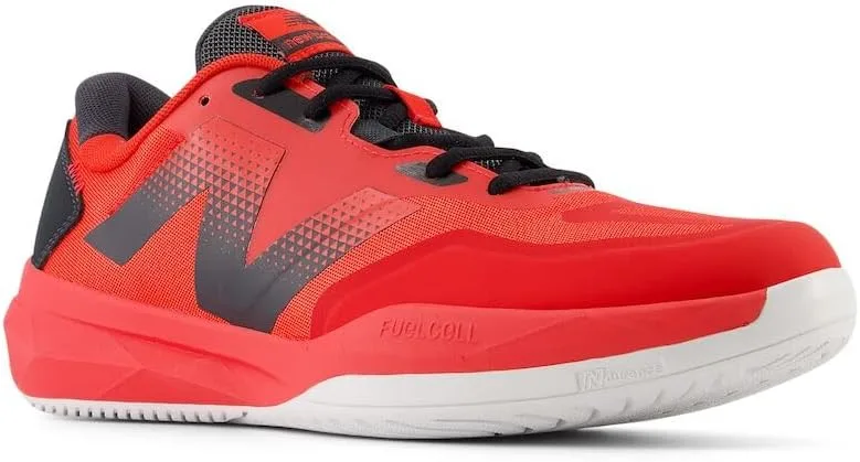 Мужские теннисные кроссовки New Balance FuelCell 796 V4, красный/серебряный — фото 4