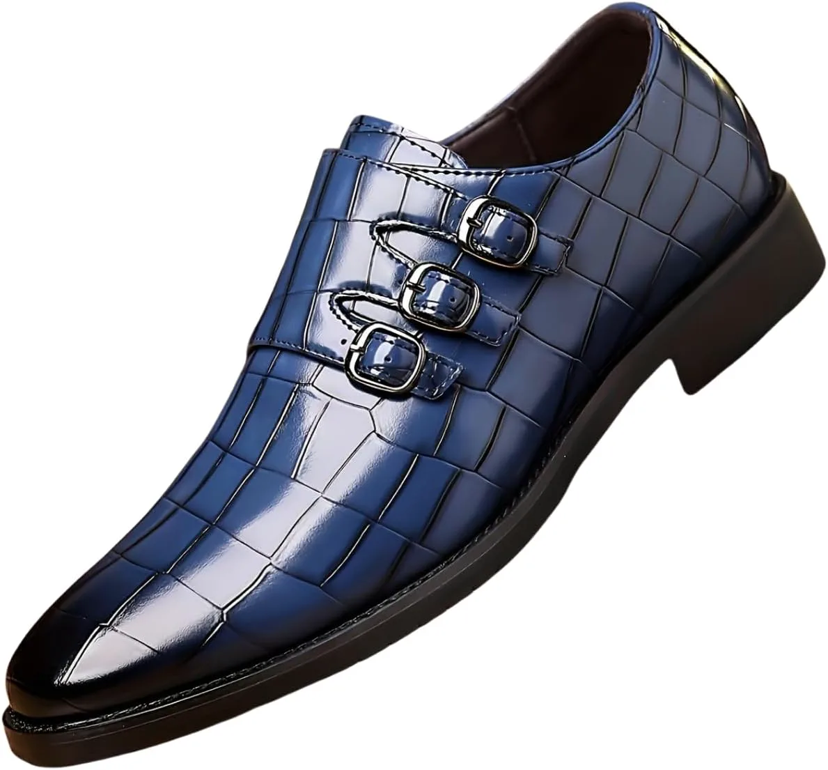 Men‘s Business Casual Shoes for Office, Daily Wear & Semi-Formal Occasions Hhhchpm, синий