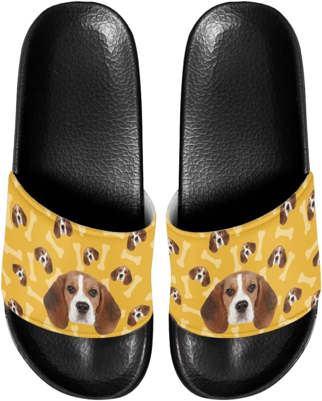 

Женские тапочки JUDENTIDOS с открытым носком, нескользящей подошвой, однотонной застежкой и мягкой плоской подошвой, Funny Dachshund