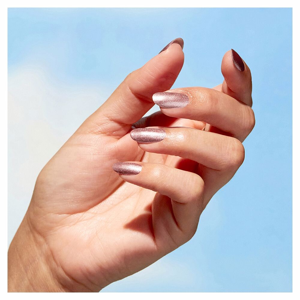 Лак для ногтей Nature strong nail lacquer Opi, 15 мл, Intentions are Rose Gold — фото 3