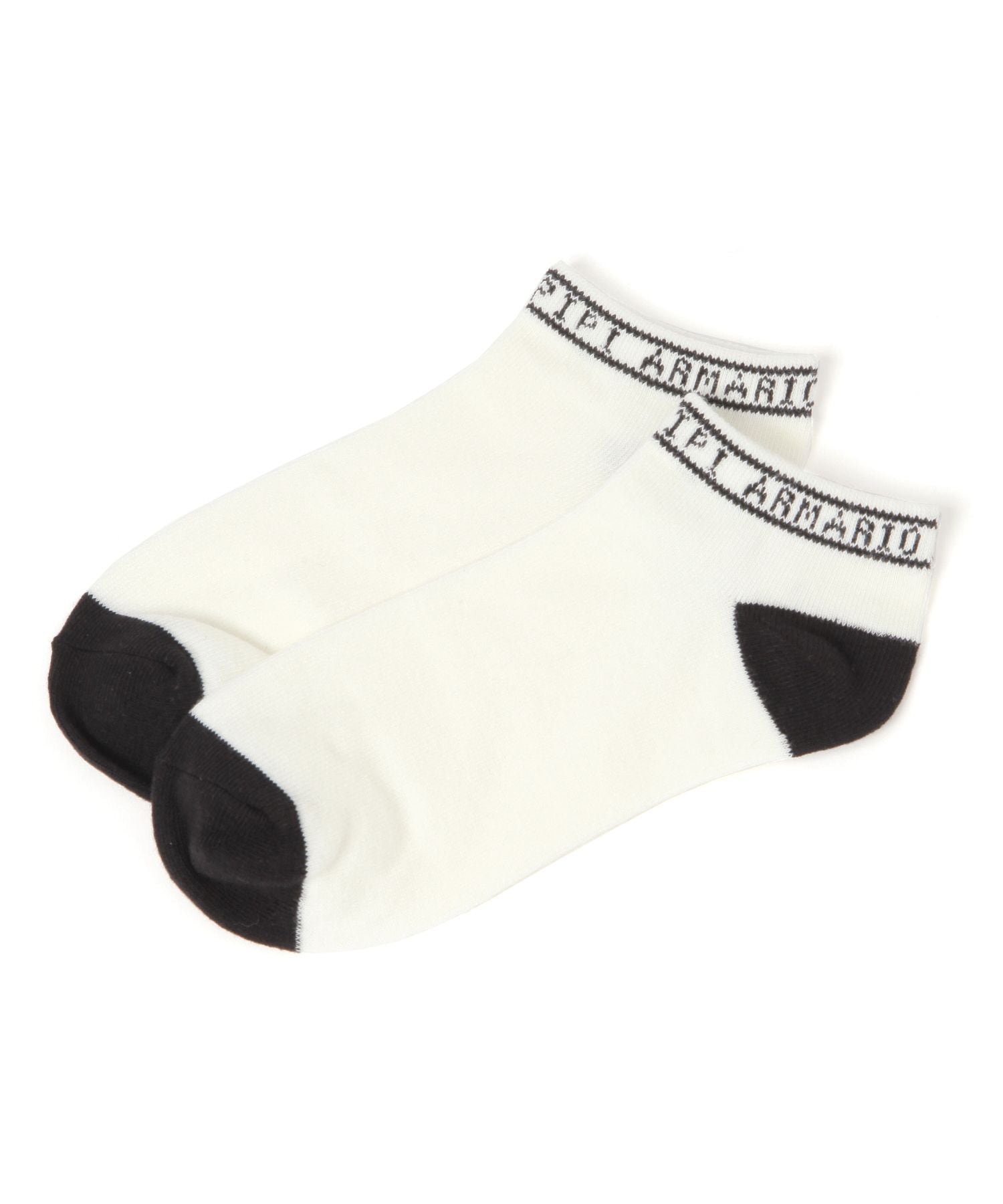 Короткие носки с логотипом Repipi armario, White x Black 01