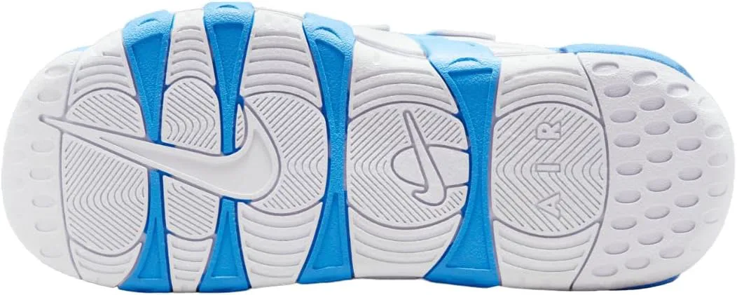 Мужские слайдеры Nike Air More Uptempo, сине-белый — фото 3