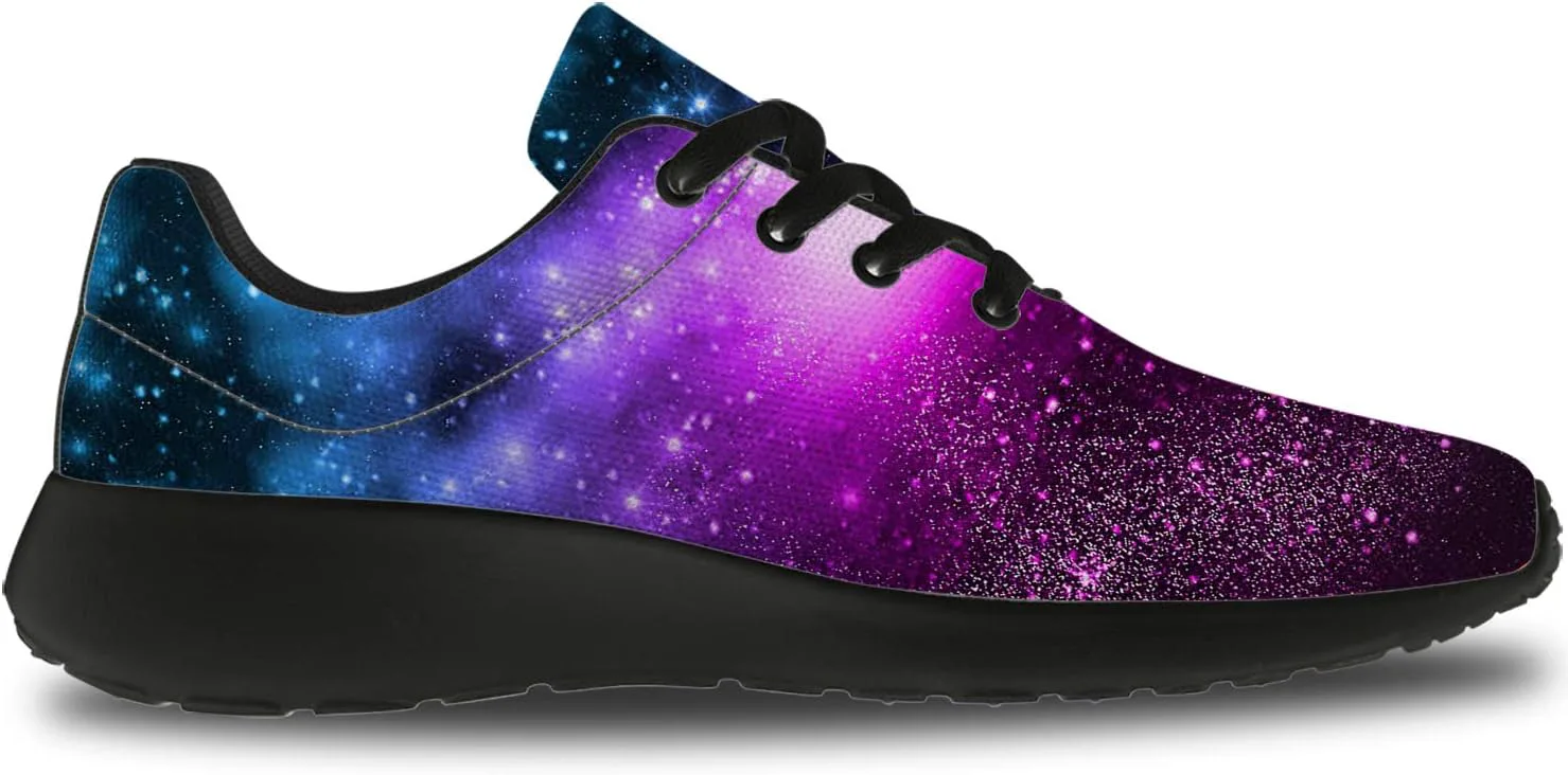 Кроссовки Horethy Galaxy для женщин и мужчин, беговые кроссовки, дышащие кроссовки для ходьбы и тенниса, космические кроссовки, подарки — фото 4