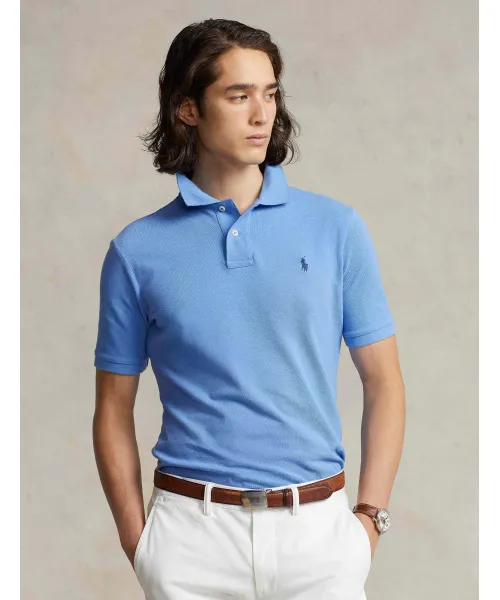 

Футболка поло Slim fit Polo Ralph Lauren, синий