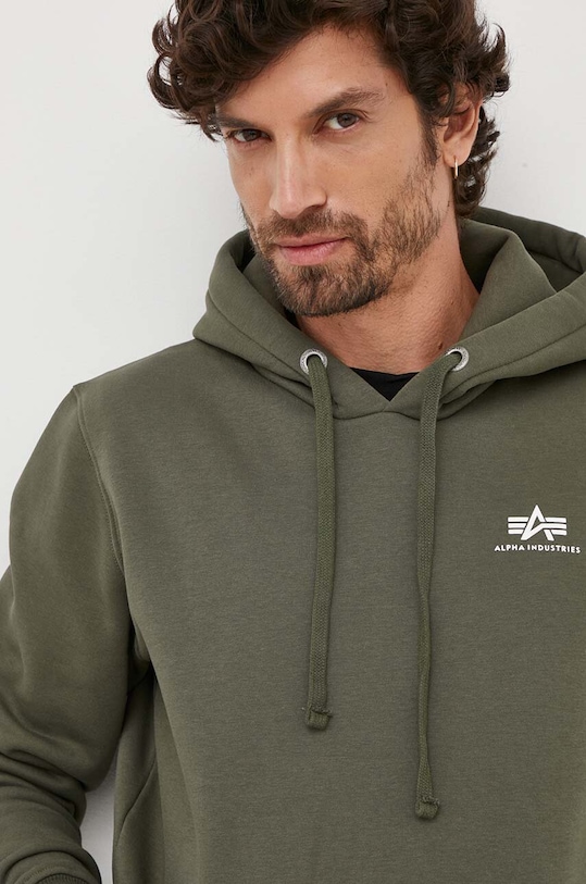 

Толстовка Alpha Industries, зеленый