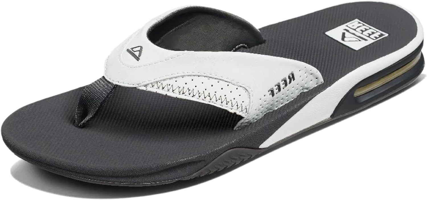 

Мужские шлепанцы REEF с открывалкой для бутылок, белый/серый