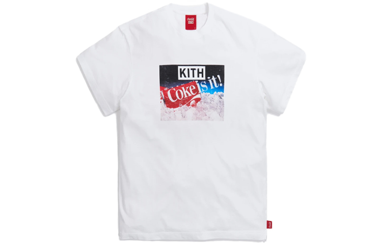 

Футболка с надписью «X Coca Cola Coke Is It Vintage Tee» Kith, белый