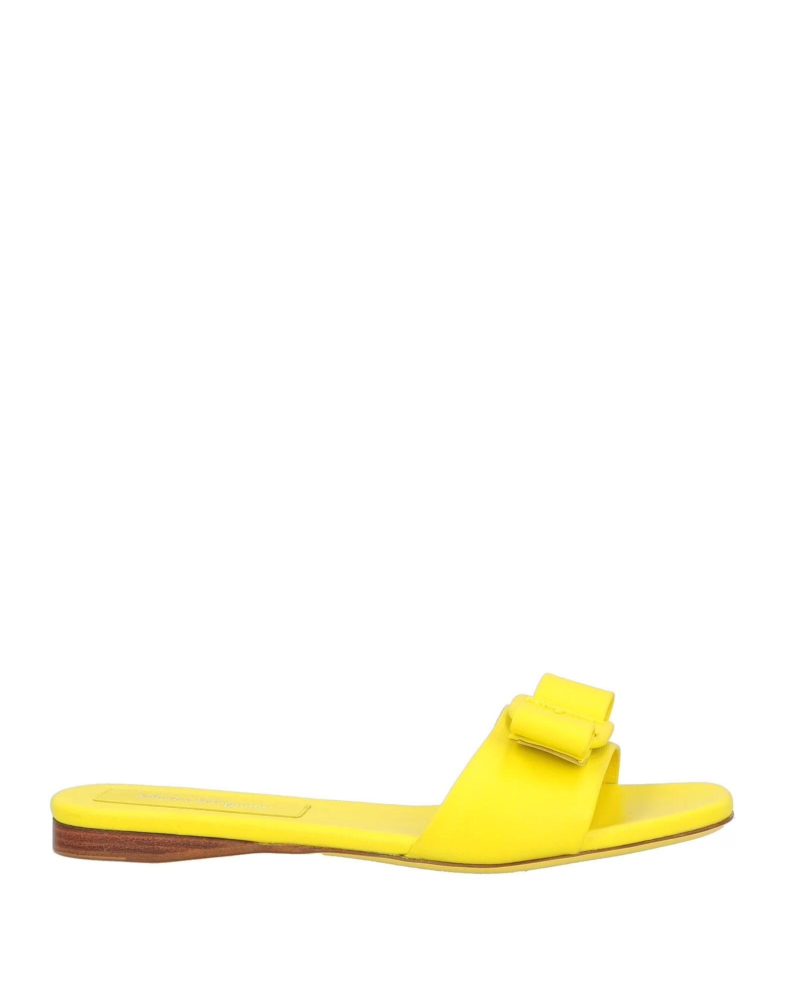 Сандалии Ferragamo, лаймовый