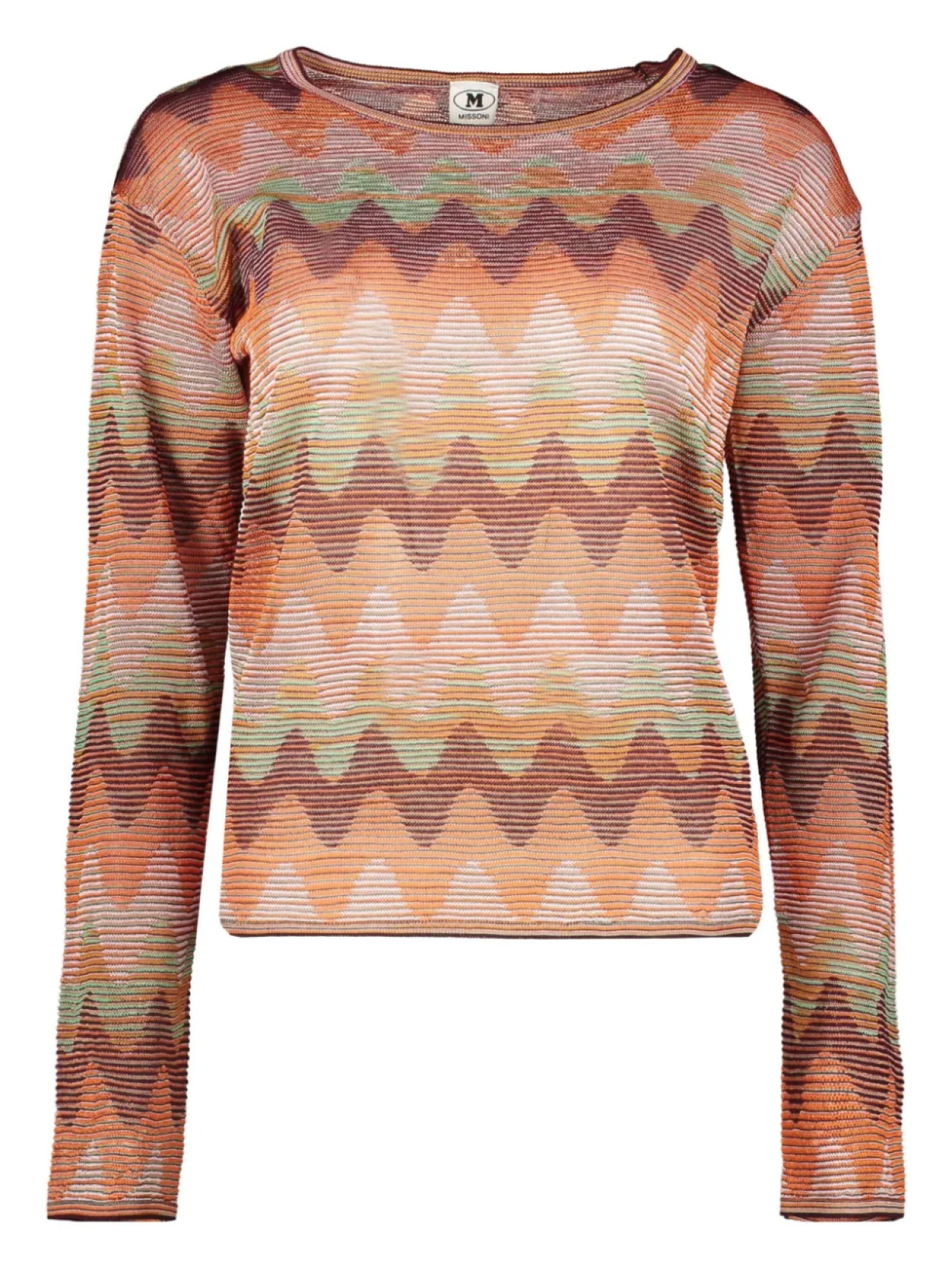 

Джемпер с узором «зигзаг» Missoni, оранжевый