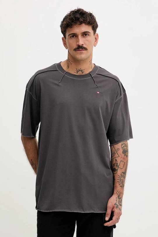 

Футболка из хлопка T-CRAHOR-BOXT-T1 Diesel, серый