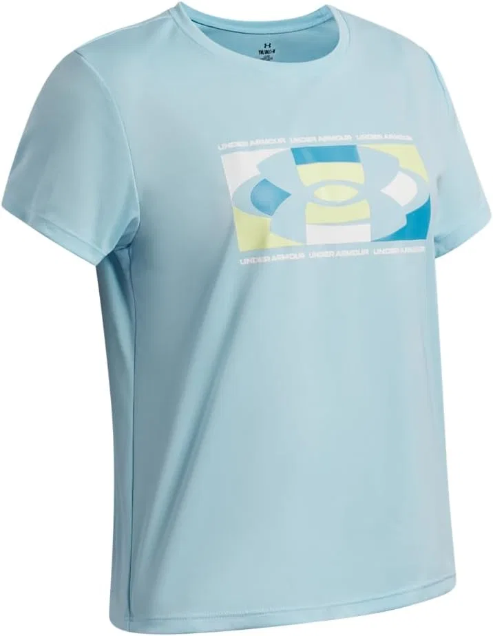 Футболка Tech Big Logo Under Armour, Stream/White — фото 2