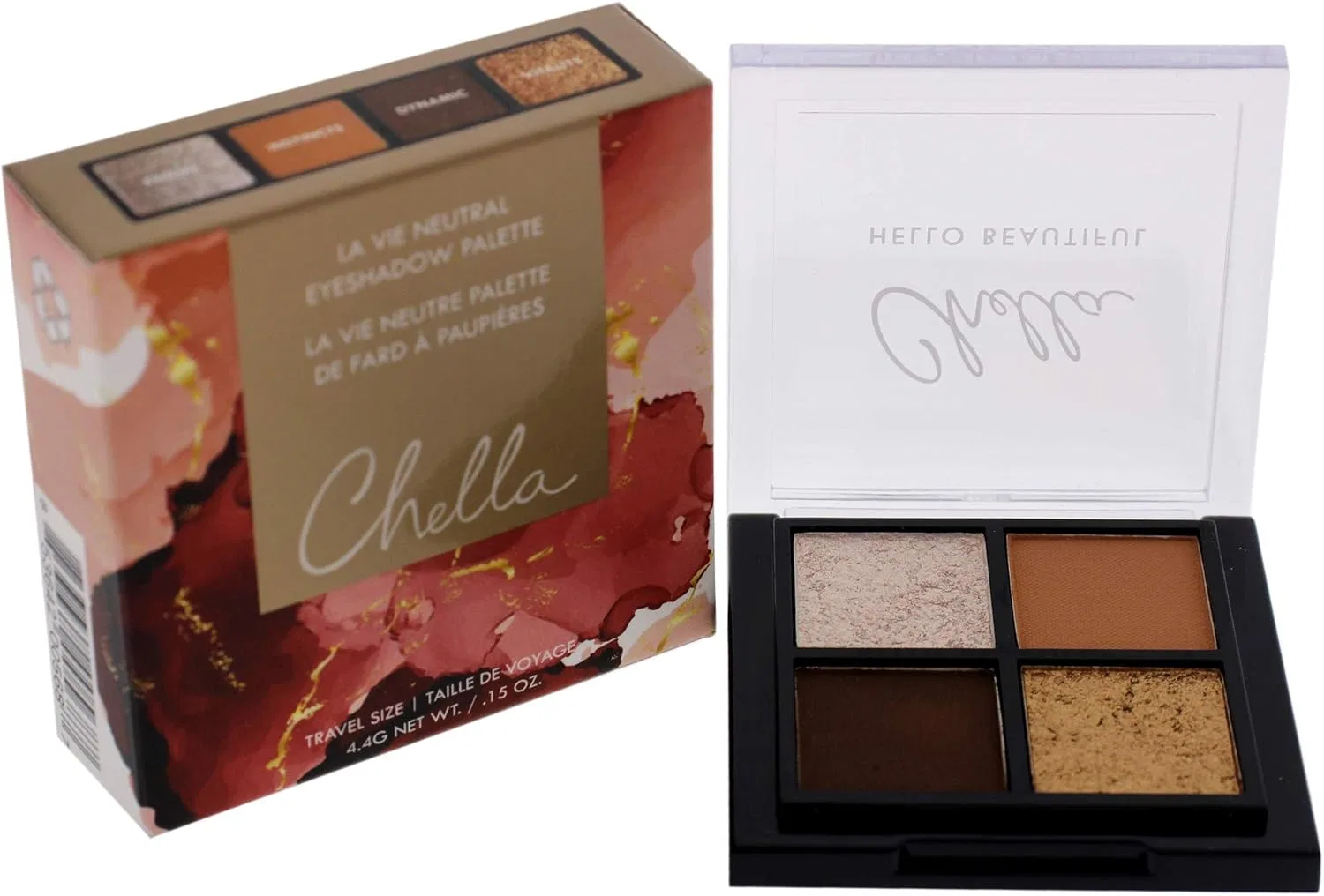 Тени для век Chella La Vey Neutral Eye Shadow Palette Travel Size, 1.1 г — фото 4