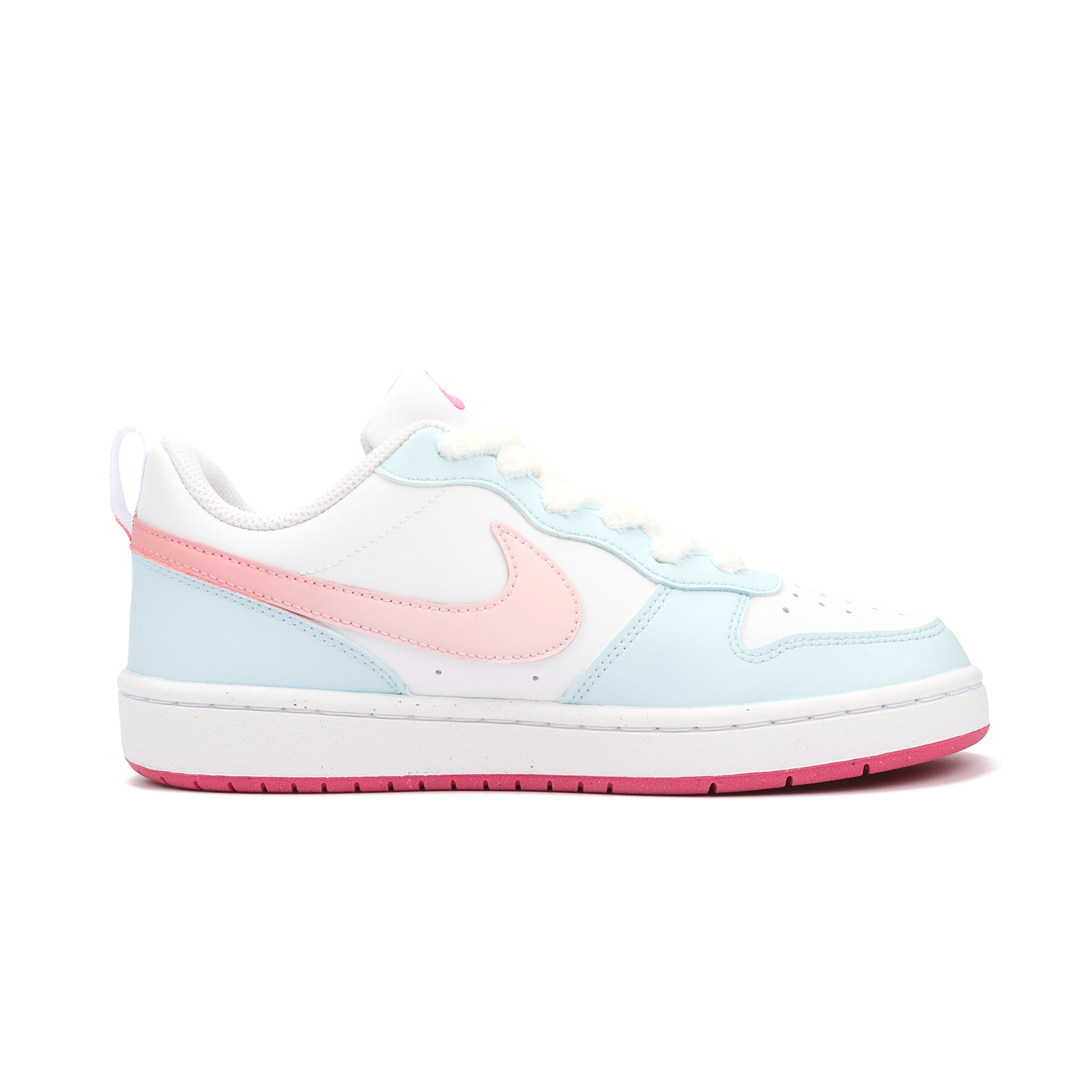 Nike Court Borough Lunar Star устойчивые к истиранию нескользящие низкие кроссовки для скейтбординга blue детские — фото 3