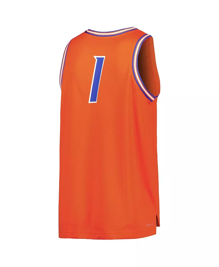 Мужская 1 Boise State Broncos Реплика баскетбольная майка Nike, оранжевый — фото 2